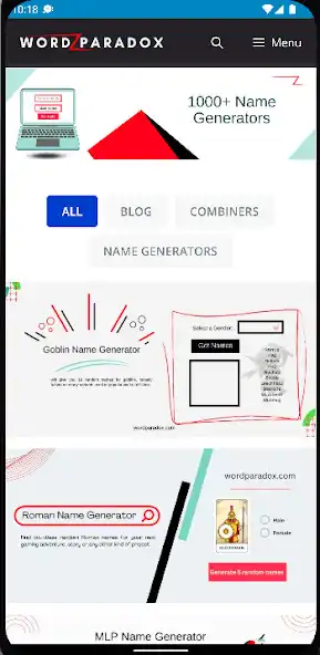 Play Word Paradox - Name Generator  and enjoy Word Paradox - Name Generator with UptoPlay