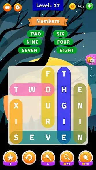 Play WordPark - Word Search as an online game WordPark - Word Search with UptoPlay