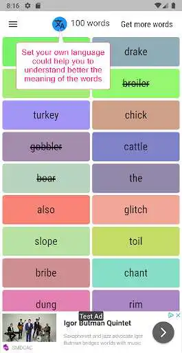 Play WordPin: Building Your English Vocabulary as an online game WordPin: Building Your English Vocabulary with UptoPlay