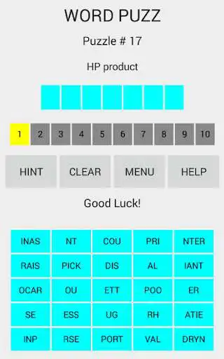 Play Word Puzz Free as an online game Word Puzz Free with UptoPlay