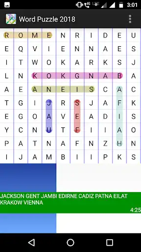 Play Word Puzzle 2018 as an online game Word Puzzle 2018 with UptoPlay