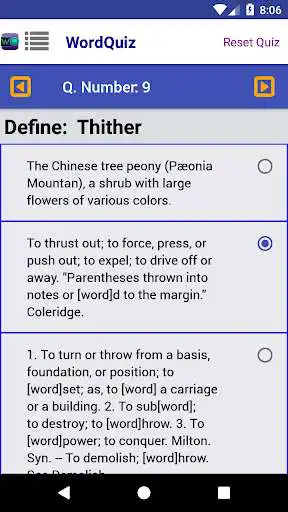 Play Word Quizzer as an online game Word Quizzer with UptoPlay