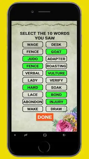 Play Word remember game as an online game Word remember game with UptoPlay
