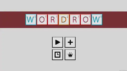 Play Wordrow - A Word Building Game  and enjoy Wordrow - A Word Building Game with UptoPlay