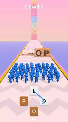 Play Word Runner as an online game Word Runner with UptoPlay