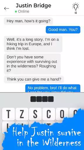 Play Wordsapp - Chat Text Adventure Words Puzzle Game  and enjoy Wordsapp - Chat Text Adventure Words Puzzle Game with UptoPlay
