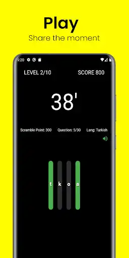 Play Words Challange : Scramble It  and enjoy Words Challange : Scramble It with UptoPlay