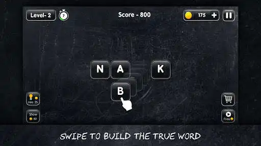 Play Word Scramble Challenge : Word Puzzle Games as an online game Word Scramble Challenge : Word Puzzle Games with UptoPlay