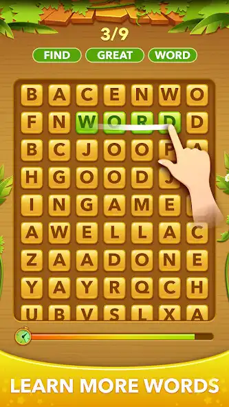 Play Word Scroll - Search Word Game as an online game Word Scroll - Search Word Game with UptoPlay