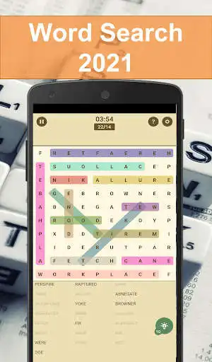 Play Word Search 2021 in English as an online game Word Search 2021 in English with UptoPlay