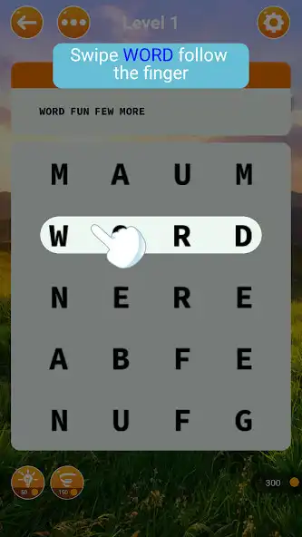 Play Word Search 3 as an online game Word Search 3 with UptoPlay