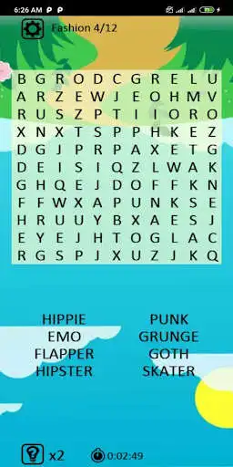 Play Word Search Block as an online game Word Search Block with UptoPlay