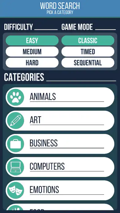 Play Word Search - Brain Puzzle  and enjoy Word Search - Brain Puzzle with UptoPlay