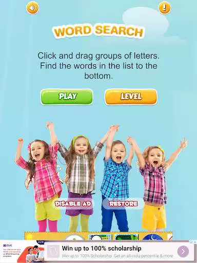 Play Word Search for Kids  and enjoy Word Search for Kids with UptoPlay
