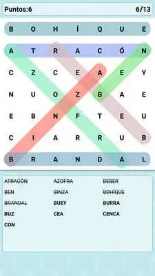 Play Word Search Games in Spanish