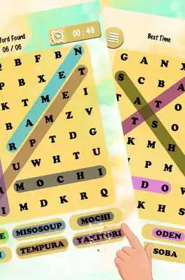 Play Word Search Japan Food Names