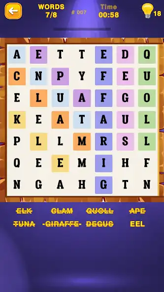Play Word Search Journey as an online game Word Search Journey with UptoPlay