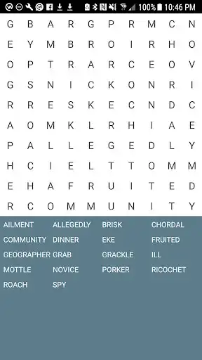 Play Word Search Lite as an online game Word Search Lite with UptoPlay