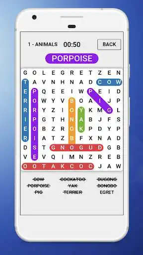 Play Word Search Mania as an online game Word Search Mania with UptoPlay