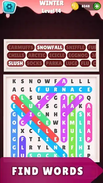 Play Word Search: Matching Puzzle as an online game Word Search: Matching Puzzle with UptoPlay