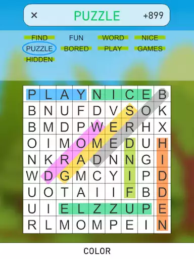 Play Word Search as an online game Word Search with UptoPlay