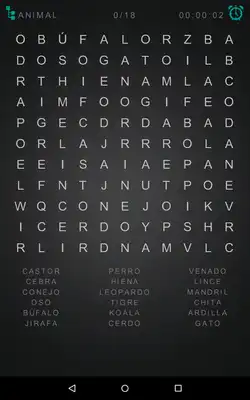 Play Word Search Spanish