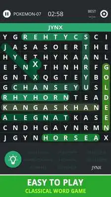 Play Word Search Topic For Pokemon