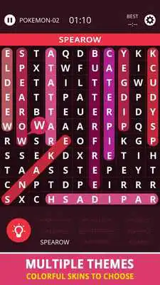 Play Word Search Topic For Pokemon