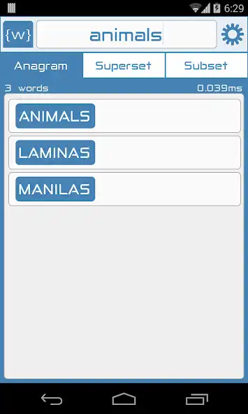 Play Word Sets - Anagram Solver+  and enjoy Word Sets - Anagram Solver+ with UptoPlay