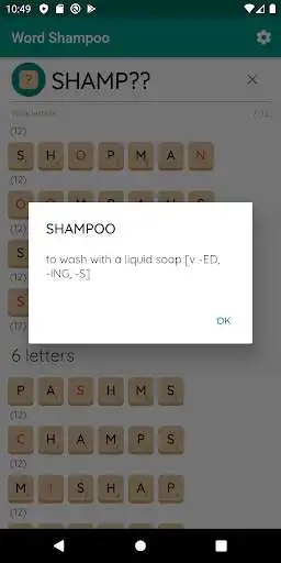 Play Word Shampoo as an online game Word Shampoo with UptoPlay