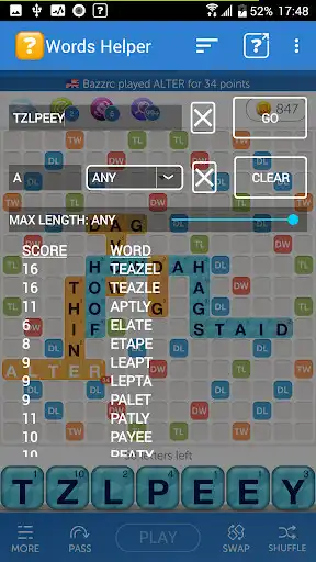 Play Words Helper (with Floating Tile) as an online game Words Helper (with Floating Tile) with UptoPlay