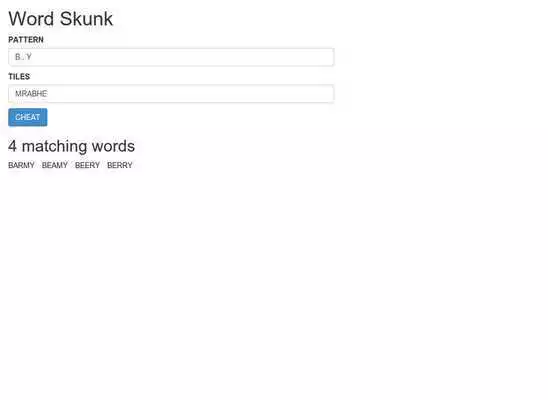 Play Word Skunk
