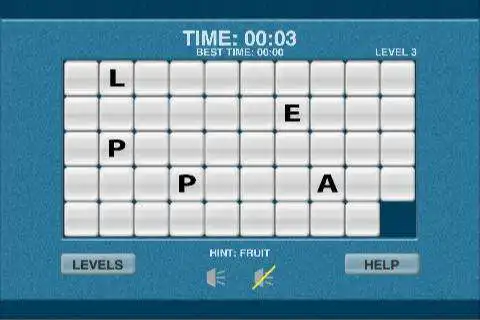Play Word Slide Puzzle Fun as an online game Word Slide Puzzle Fun with UptoPlay