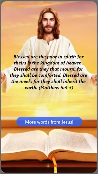 Play Words of Jesus - Bible Verses as an online game Words of Jesus - Bible Verses with UptoPlay