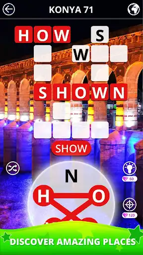 Play Words of World Tour: Crossword to Find Vocabulary as an online game Words of World Tour: Crossword to Find Vocabulary with UptoPlay