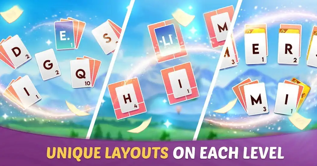 Play Word Solitaire as an online game Word Solitaire with UptoPlay