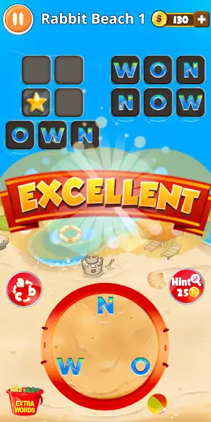 Play Words on Beach - Create Words  and enjoy Words on Beach - Create Words with UptoPlay