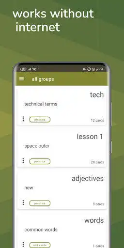Play words reminder ,flashcards maker  and enjoy words reminder ,flashcards maker with UptoPlay