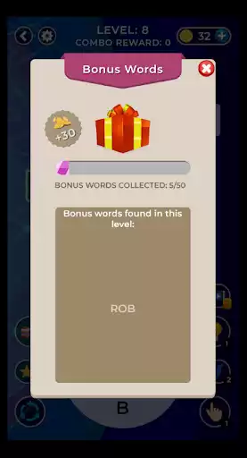 Play Words as an online game Words with UptoPlay