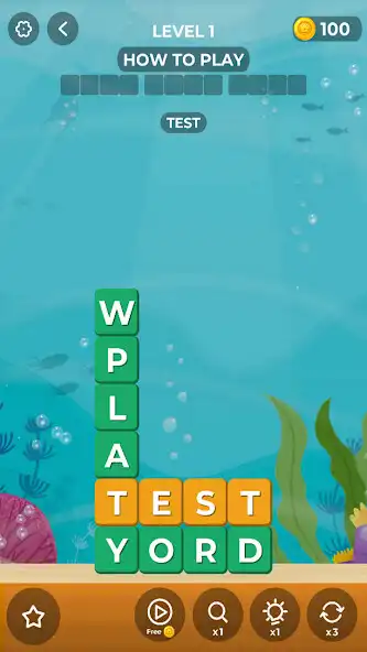 Play Word Stack - a puzzle game  and enjoy Word Stack - a puzzle game with UptoPlay