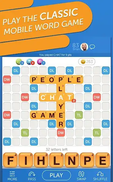Play Words with Friends Word Puzzle  and enjoy Words with Friends Word Puzzle with UptoPlay