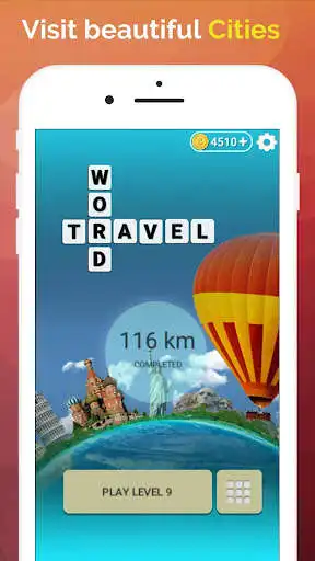 Play Word Travel: Wonders Trip Game as an online game Word Travel: Wonders Trip Game with UptoPlay