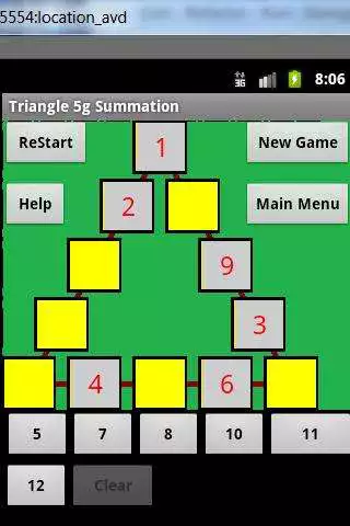 Play Word Triangle 5g puzzle