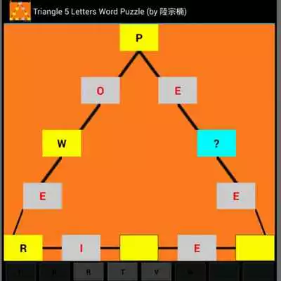 Play Word Triangle 5g puzzle