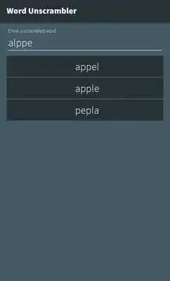 Play Word Unscrambler