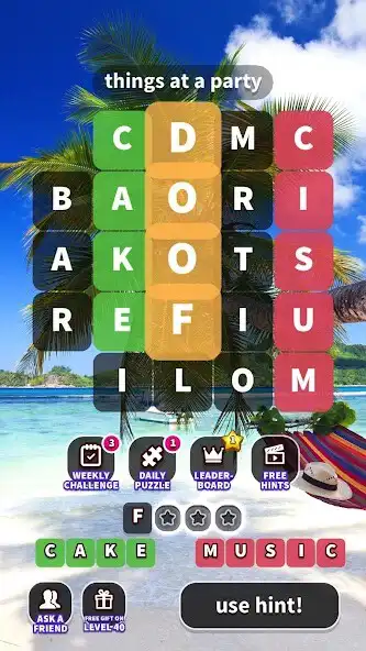 Play WordWhizzle Pop as an online game WordWhizzle Pop with UptoPlay