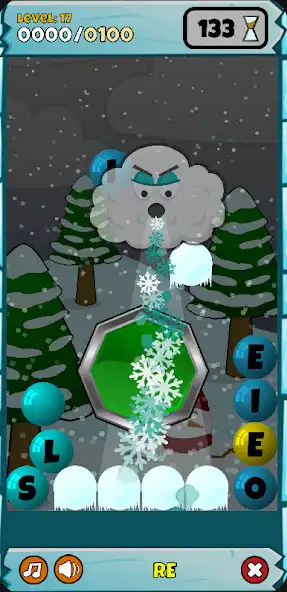 Play Wordy Balls - Word Game as an online game Wordy Balls - Word Game with UptoPlay