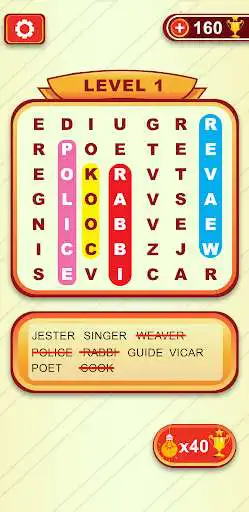 Play Wordy - Find Hidden Words as an online game Wordy - Find Hidden Words with UptoPlay