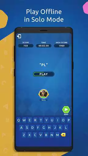 Play Wordy - Multiplayer Word Game as an online game Wordy - Multiplayer Word Game with UptoPlay