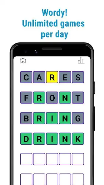 Play Wordy: Unlimited Guessing Game  and enjoy Wordy: Unlimited Guessing Game with UptoPlay